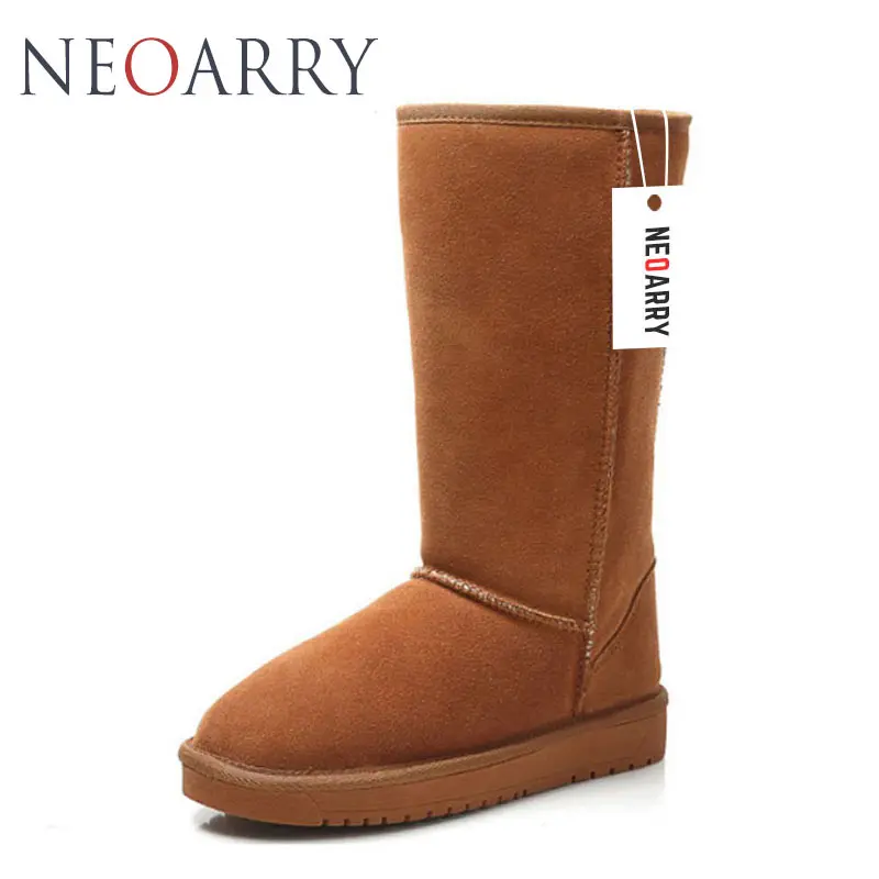 ladies long snow boots