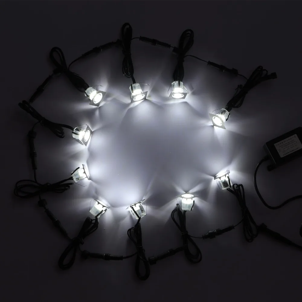 Mesa de Palco Decorado ao ar Luzes de Parede Qaca Top Quality Chão Livre Recesso Lâmpadas Altamente Eficiente Estável Dc12v B113-30 30 Pçs - Set 20 QACA 30 pçs set Top Quality Chão