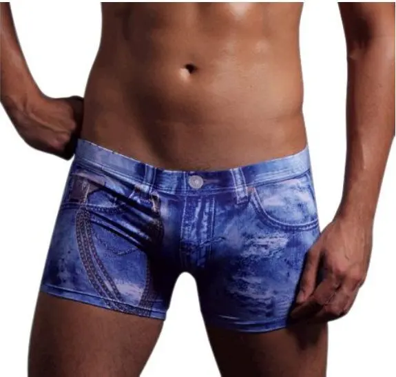 unreal jeans cheap mens cowboy underwear short 2016 men boxer shorts