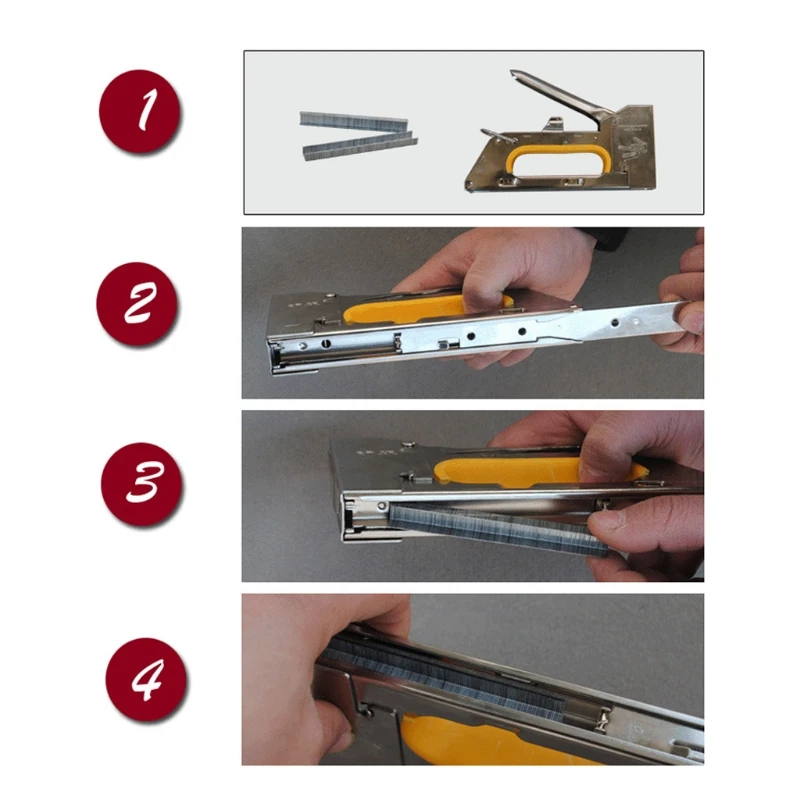 Тяжелой нагрузке 4/6/8 мм Сталь степлера Скоби Такер-обивка автоматическом оборудовании ткань степлер# Aug.26