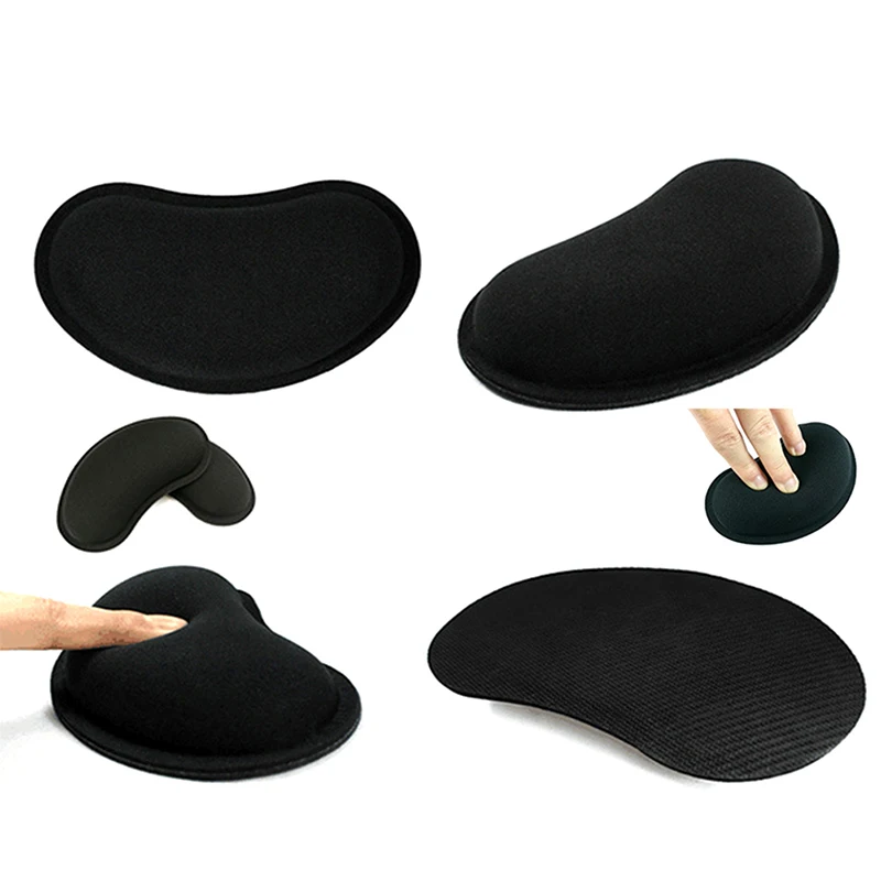 Black Memory Foam Mouse Pillow Wrist Rest Mouse Pad Wireless Massage