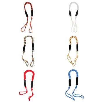 

3.5ft Nylon Marine Bungee Dock Line/Boat Mooring Rope Bungee Tie Stretch PP Features A Loop and Slider Bungee Dock Line
