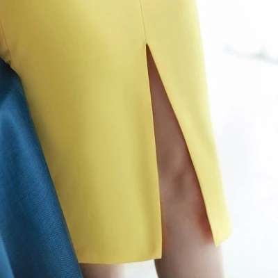 Настраиваемая Женская юбка миди с высокой талией, женская сексуальная облегающая юбка-карандаш с разрезом размера плюс 3XS-8XL Femininos Saias