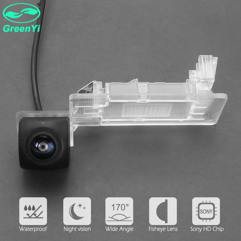 

GreenYi 170 Degree Sony MCCD Fisheye Lens Starlight Night Vision Camera Rear View Camera Fit For Volkswagen Vento VW Polo Sedan