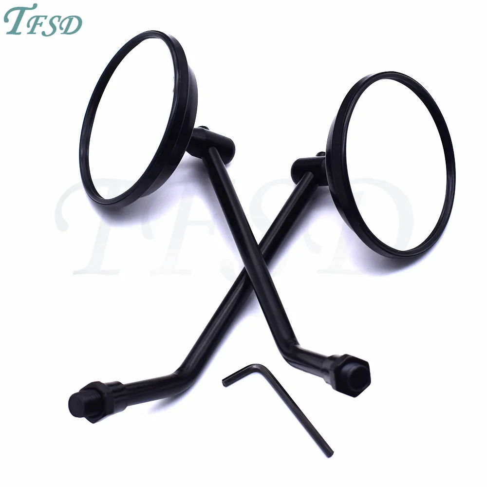 

Universal 10 mm motorcycle E-Bike rearview mirror scooter bicycle motorbike side mirror for BMW Victory Suzuki Yamaha Triumph