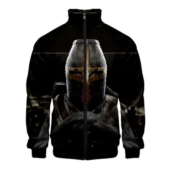 

Hip hop 3D Jacket Knights Templar New Cool Casual Men Ceremonial Sword 3D Gym Uniform Vrouwen Fashion Superman Tops