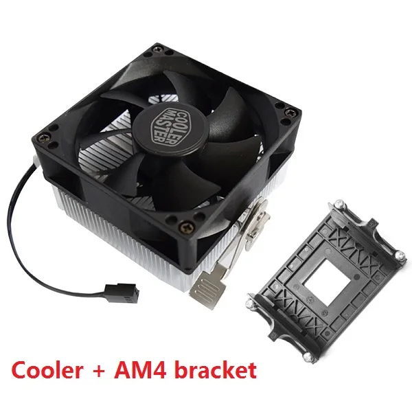 Cooler Master A30 Мини кулер для процессора 8 см тихий вентилятор для AMD AM4 AM3 AM3+ AM2 AM2+ FM2 FM2+ FM1 80 мм вентилятор PC радиатор - Цвет лезвия: Cooler and AM4