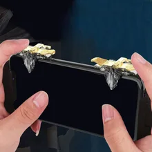 Компактный игровой триггер для мобильного телефона, чувствительная металлическая кнопка, практичный точный шутер, эргономичная ручка для правил выживания