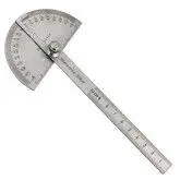 10 см профессиональные измерительные и измерительные инструменты транспортир 0-180 градусов из нержавеющей стали круглая головка линейки
