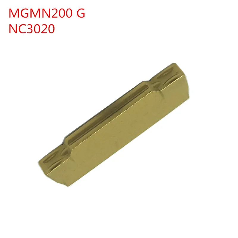 

100PCS MGMN200 G NC3020 Carbide Insert grooving carbide inserts CNC lathe tool turning tool cnc tool