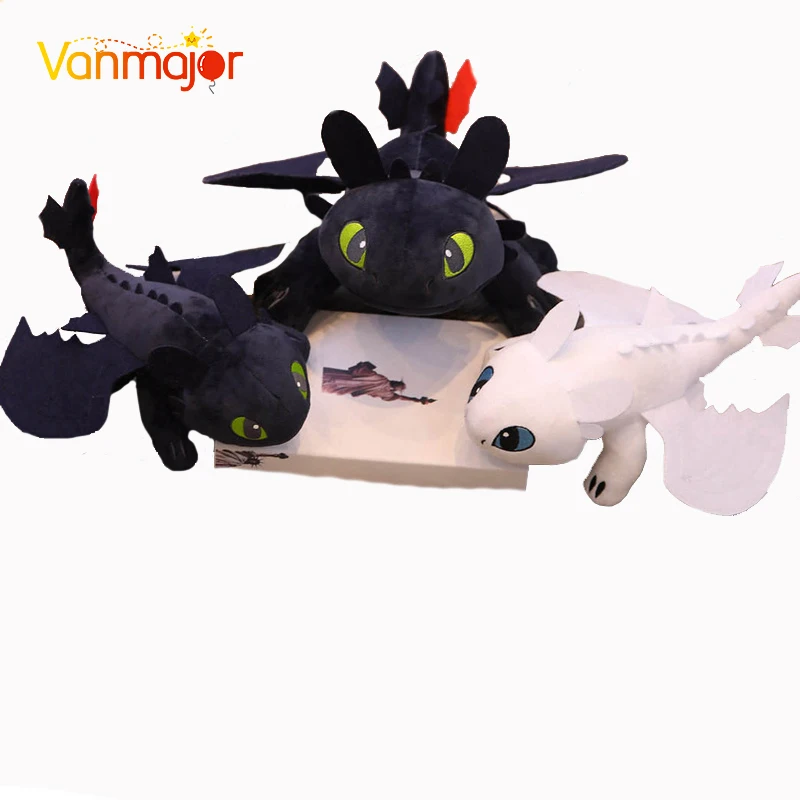 

35-60cm Anime How to Train Your Dragon plush toys Toothless plush Night Fury Plush stuffed animal doll toy Christmas kids gift