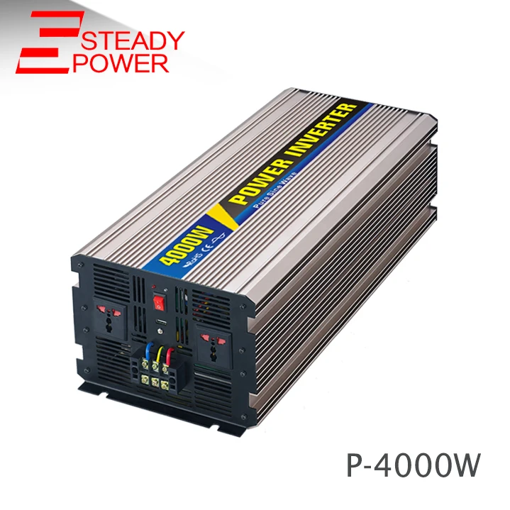 

High efficiency 4kw transformer 12v 24v dc 220v ac solar power 4000w pure sine wave inverter for home use