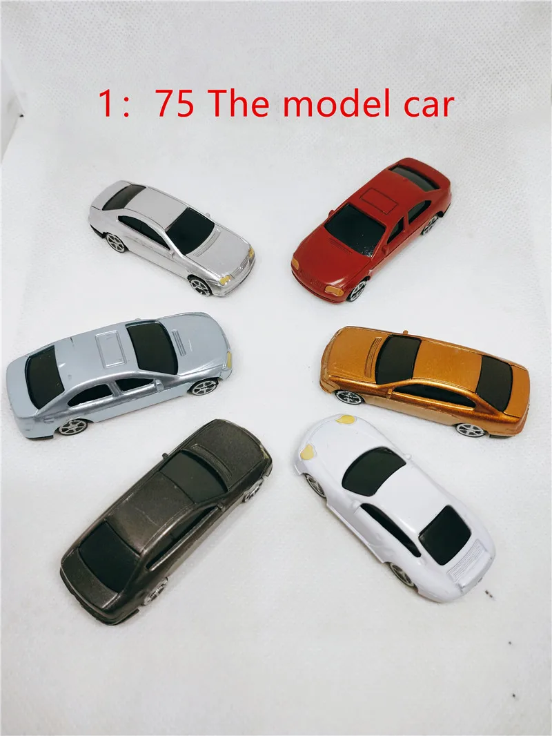 

6pcs 1：75 building model car ABS plastic model