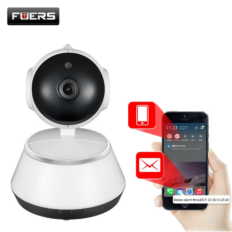 

Fuers Wifi IP Camera P2P PTZ 720P Wireless Surveillance CCTV Camera APP Control V380 Home Security Cam Baby Monitor Night Vision