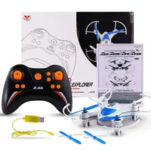EBOYU(TM) SongYong X23 4CH 6 Axis Gyro LED Light Headless Nano Mini RC Quadcopter Drone-Random Color Sent