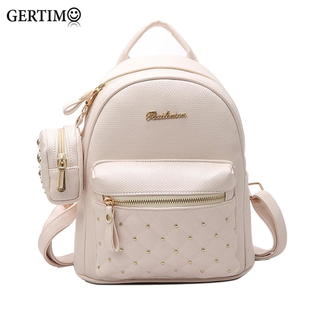 Bolso cuero PU Retro Vintage para Mini pequeña mujer, mochilas escolares para adolescentes, novedad de verano 2019 _ - AliExpress Mobile