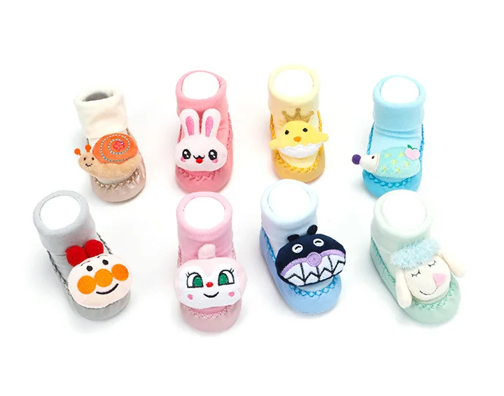 Носки для маленьких мальчиков и девочек Детская уличная обувь с животными детский дорожный Носок, подарок для детей от 0 до 18 месяцев