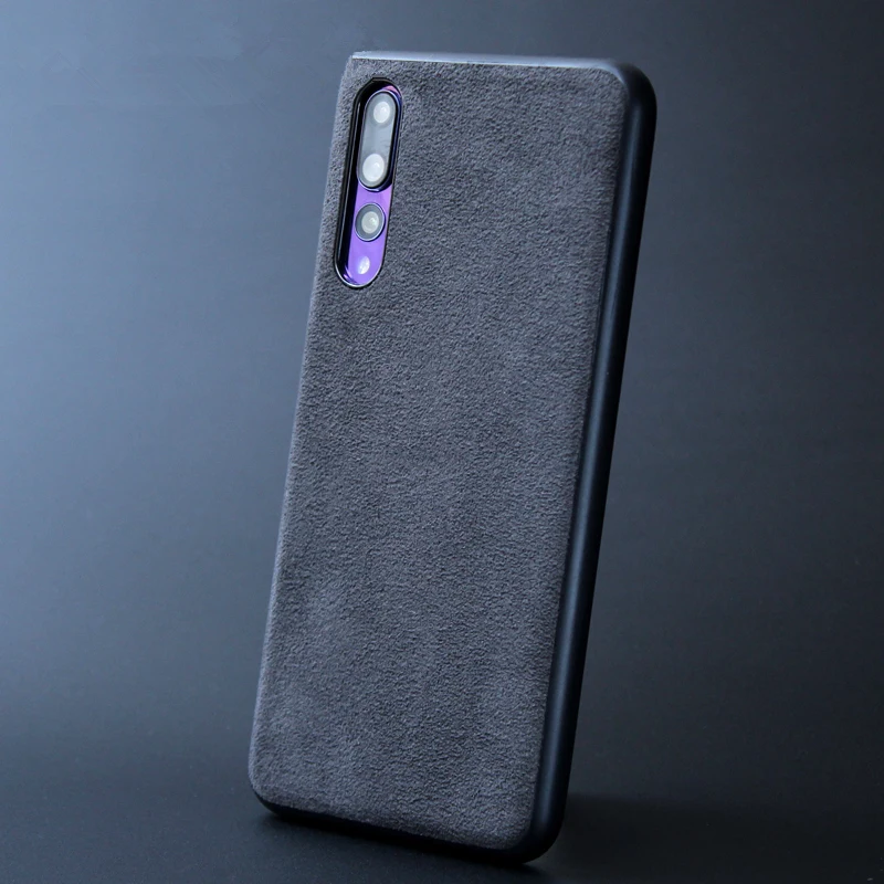 

Italian Suede Like Fabrics Leather Cover for Huawei P20 Pro Lite Cases Phone Housing Shell Case for Huawei Nova 3 3e 3i Coque