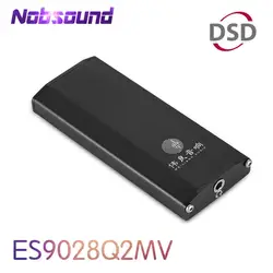 Nobsound мини ЦАП ES9028Q2M SE4 портативный усилитель DSD HiFi аудио USB декодер для ПК и телефона с разъем наушников