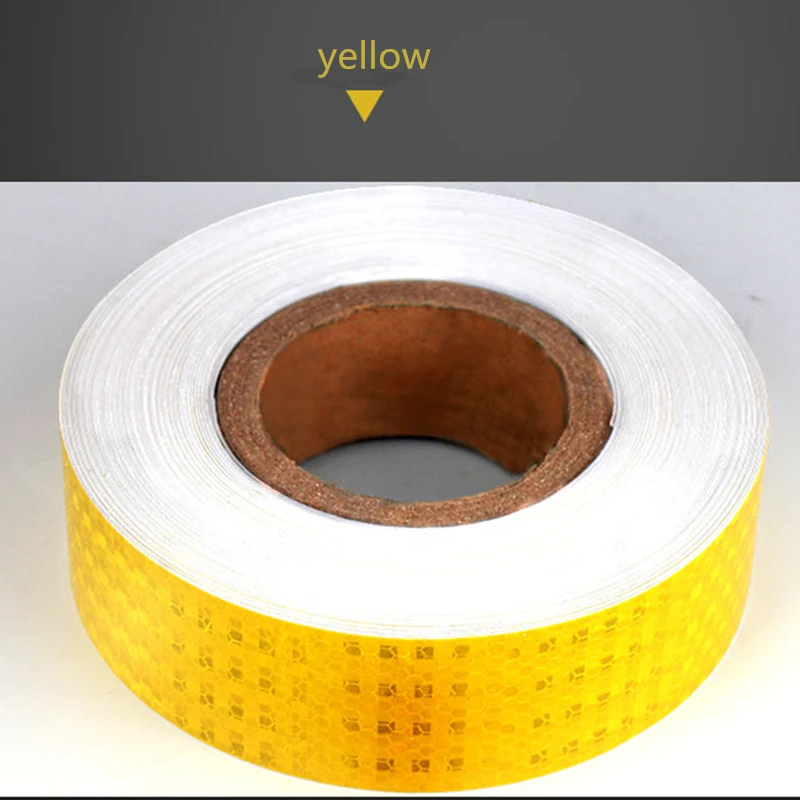 Безопасность Предупреждение лента Автомобиль DIY флуоресцентные Светоотражающие