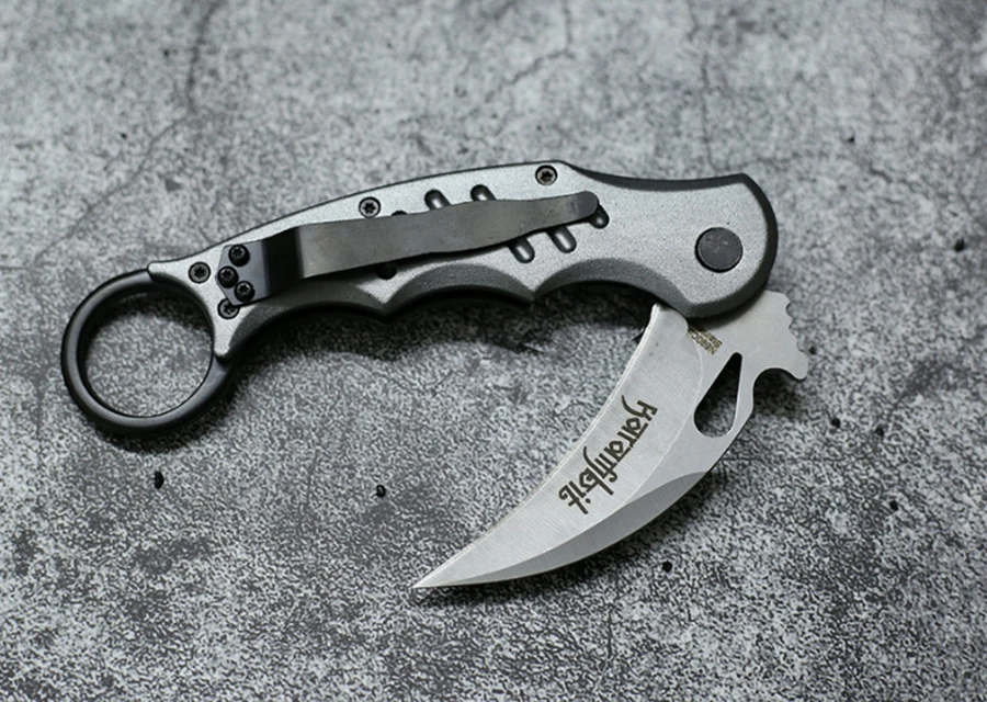 Новинка, складной нож Karambit 5Cr13, лезвие для тренировок, кемпинга, выживания, охоты, тактические ножи, EDC, ручной инструмент