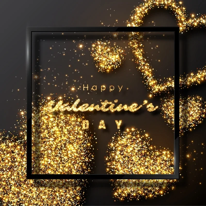 

Yeele Happy Valentine's Day Glitter Scene Dreamlike Photography Backgrouds Photographic Backdrop Doll Pet Props For Photo Studio