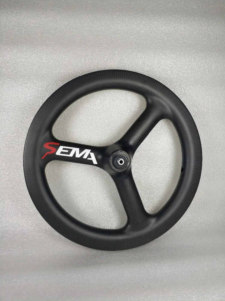 Sema 14inch 254 3 spoke carbon rim T700 carbom fibre v brake system kids balance bike carbon rim 3K/UD/12k multi-purpose