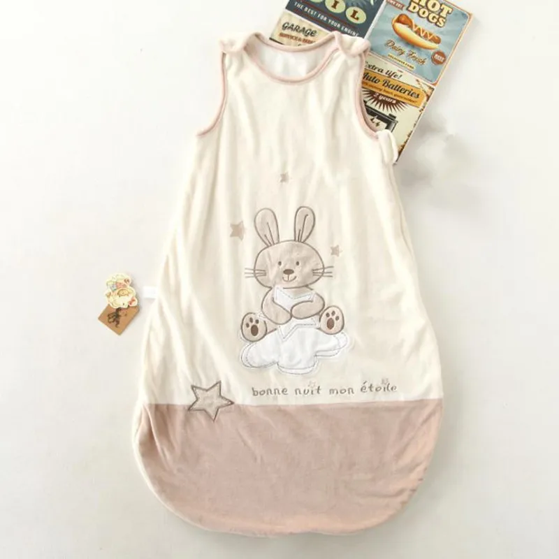 

Infant Winter Sleeping Bag 4 Colors Newborn Baby Sutff Sleeveless Baby Sleep Sack 85cm Envelop for Newborn