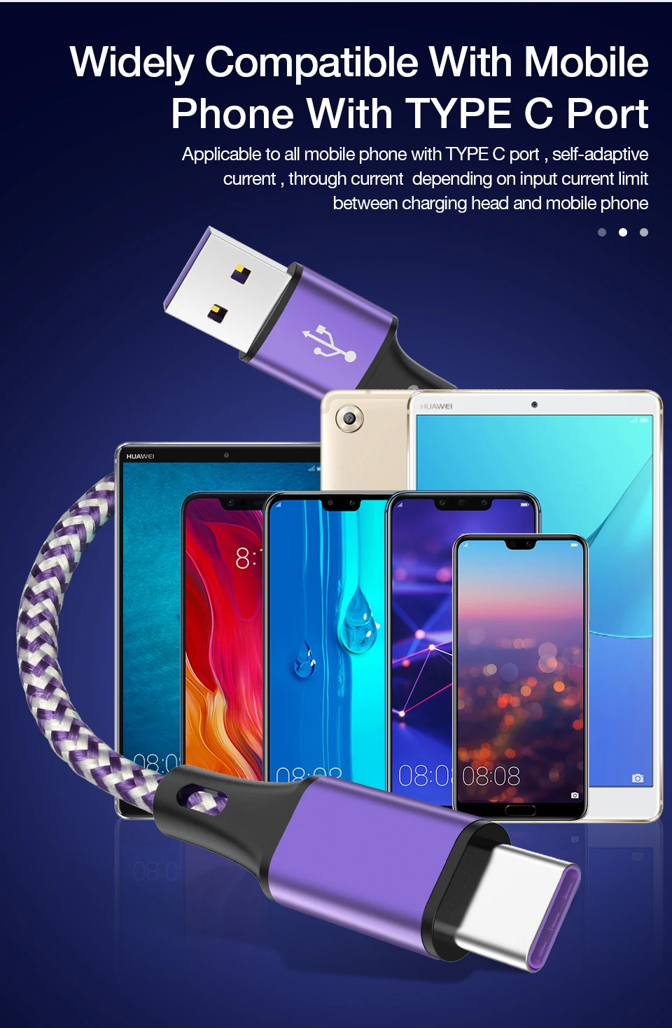 Posugear боковой кабель для быстрой зарядки USB C type C line 5A для huawei P20 huawei Lite Pro USB зарядный кабель для samsung S9 8 plus note 9