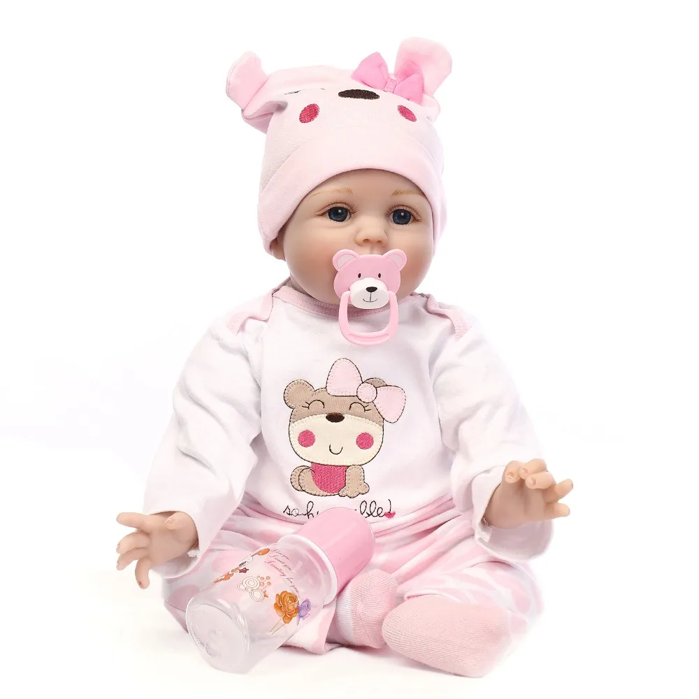NPKCOLLECTION 16 &quotBebe Реалистичная Reborn куклы реалистичные для новорожденных девочек