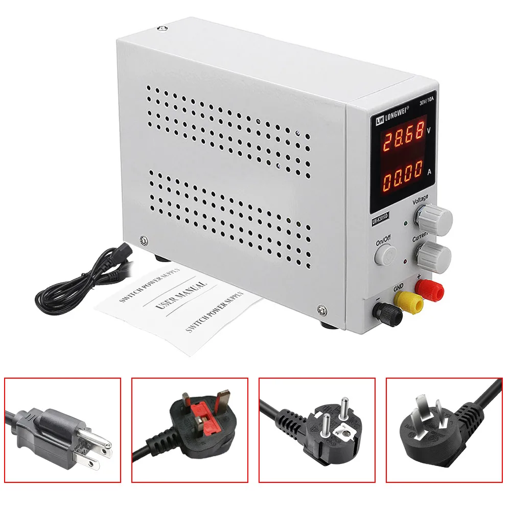  LW 3010D Laboratory Adjustable DC Power Supply 30V 10A 4 digit Display Adjustable Switching Power S