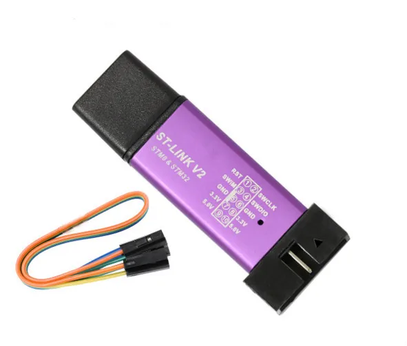 

Color by random 1PCS T-LINK V2 STM8 STM32 simulator programmer STLINK downloader debugger with shell + cable