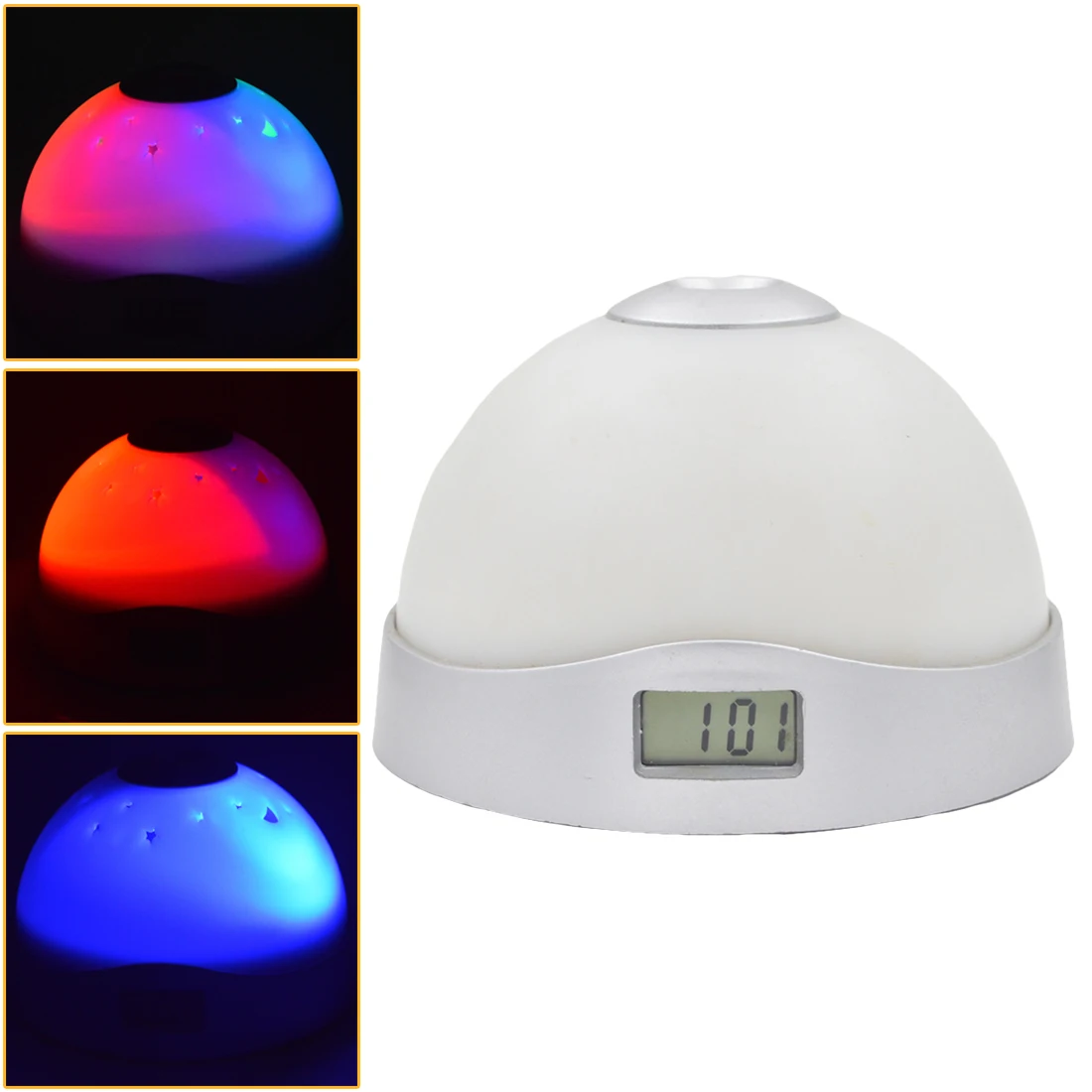 

Magic Digital Projection Starry Alarm Clock Star Sky Night Light LED Projection Clock Time Home Table Decor despertador