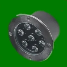 12 шт./лот 7 Вт Водонепроницаемый IP68 светодиодный подземный свет открытый грунт садовая дорожка водонепроницаемый напольный свет двор точечные светильники пейзаж AC85-265V DC12V