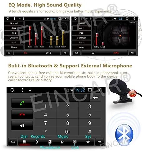 Discount Android 6.0 Car Stereo 2 Din GPS Navigation NO-DVD CD Player Bluetooth Stereo WiFi Radio SD usb automotive Dual CAM-INMicrophone 3