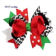 VOT7 vestitiy 2017 women fashion Christmas Ornaments Bowknot Hairpin Headdress hair clip Free shipping Oct 12
