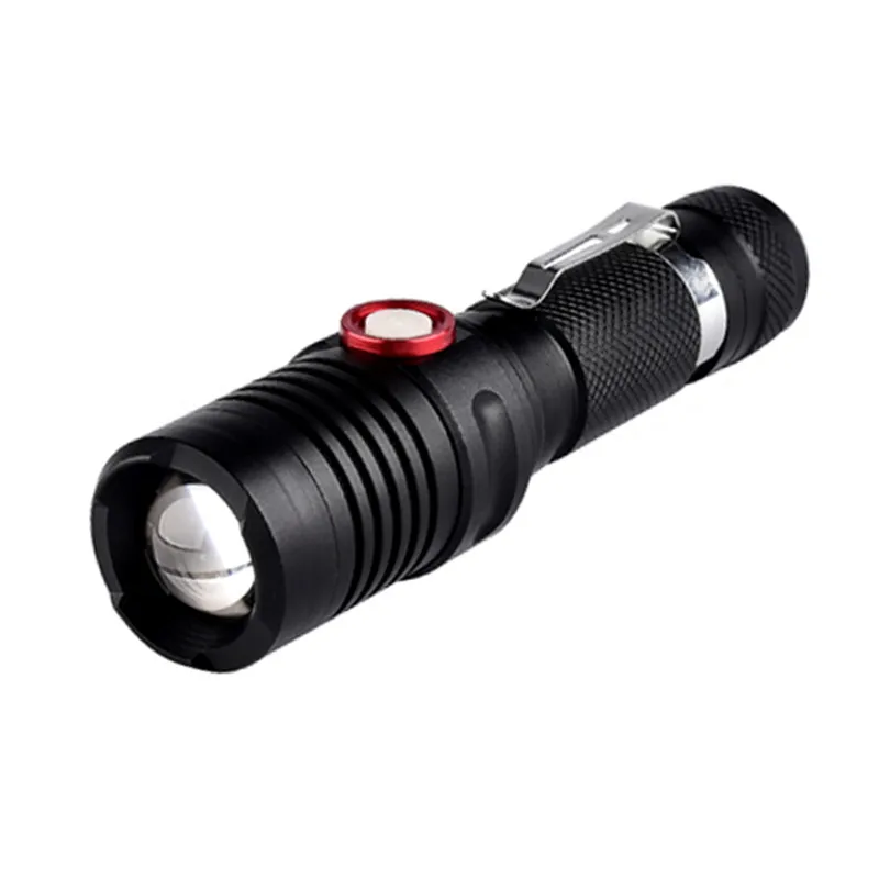 

High Quality 1302 T6 1500Lumens Aluminum Bright Light Powerful USB Rechargeable LED Flashlight Portable Lighting Torch