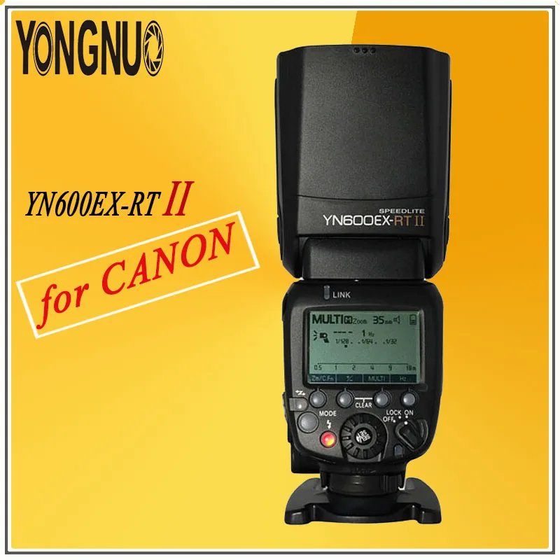 

YONGNUO YN600EX-RT II Flash Speedlite Wireless HSS 1/8000s 2.4G Master TTL Speedlight for Canon Camera as 600EX-RT YN600EX-RT