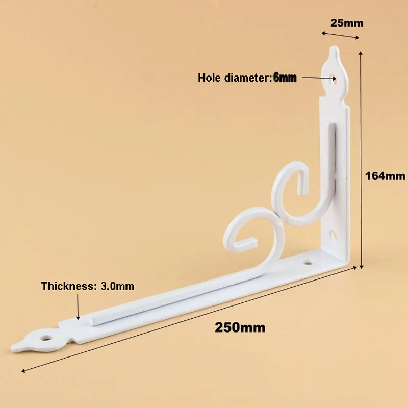 reto 6 8 7 8 polegadas, suporte para o encaixe de móveis