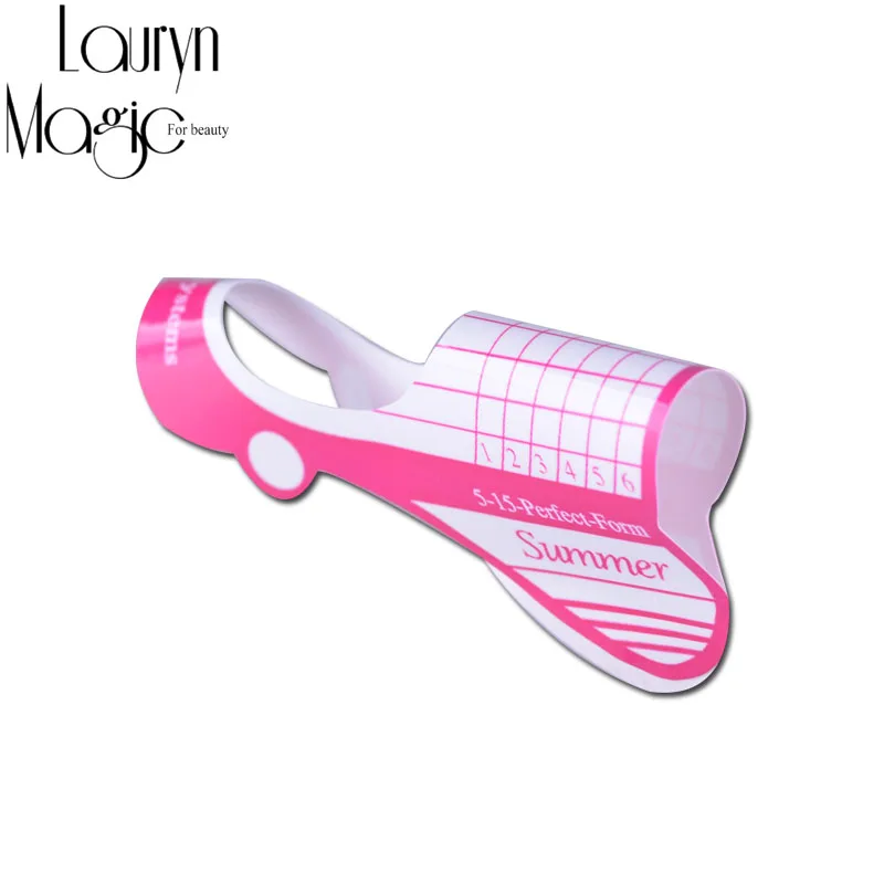 

10pcs French Nail Art Tips Acrylic UV Gel Extension Forms DIY Guide Tool