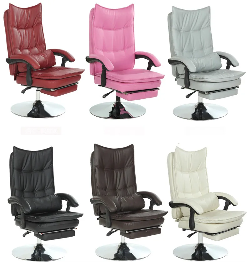Удобные кресло для отдыха Парикмахерская Салон красоты салон офис лежа поворотный подъема подножка щекоткой подушки cadeira