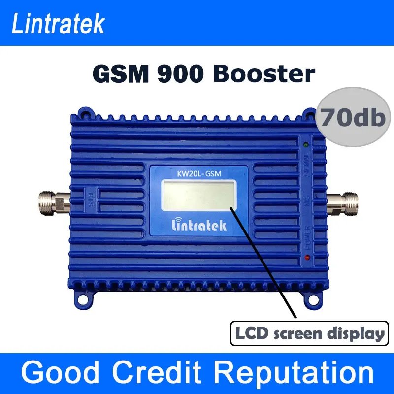 Free Shipping LCD Display GSM 900mhz Signal Repeater 70db 20dBm Repetidor GSM 900 mhz Cell Phone