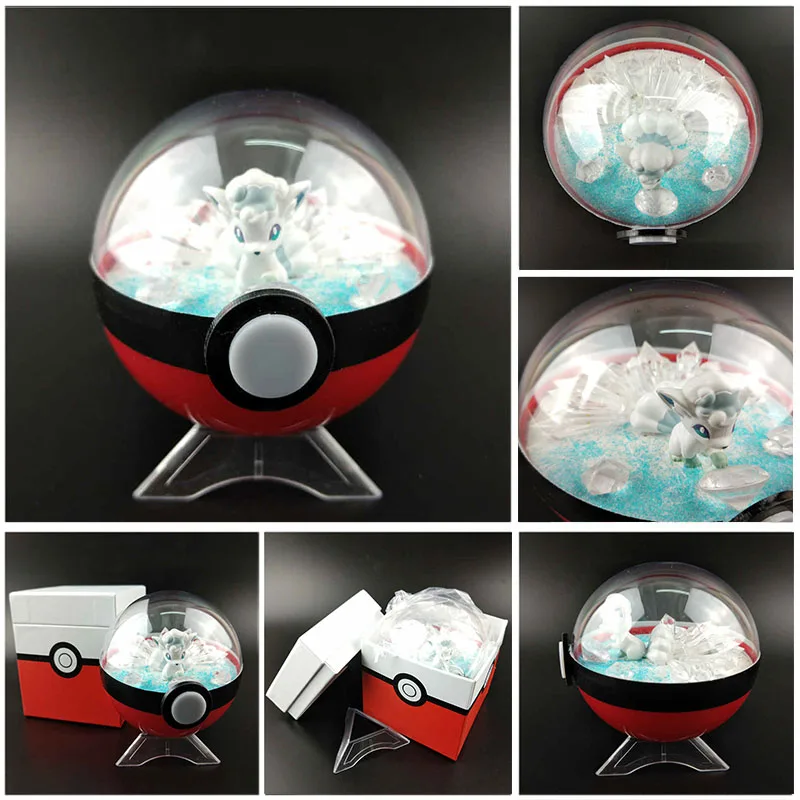 

Mini Figure XY Japanese Pokeball Pikachu Monster Crystal Action Figures Christmas Collection Birthday Gift Toy For Kids
