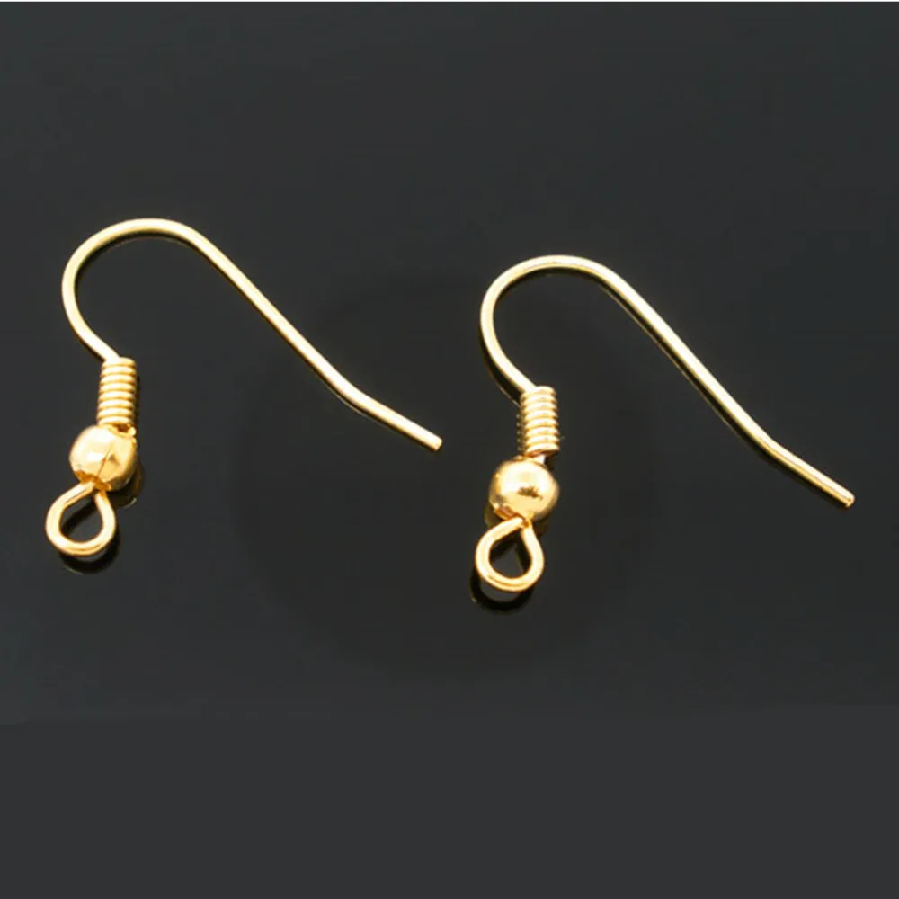 

DoreenBeads Zinc metal alloy Earring Components Earring Findings Twist Gold color 18.0mm( 6/8") x 18.0mm( 6/8"), 54 PCs