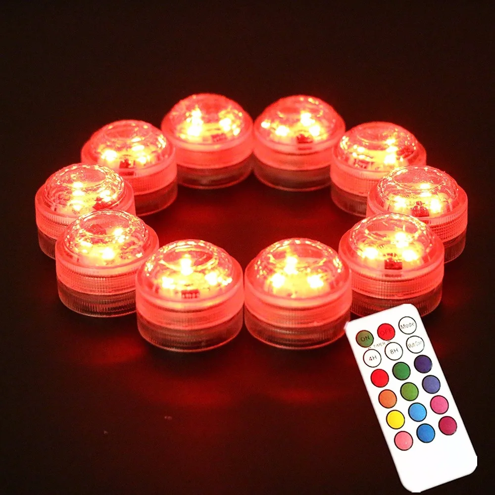 20PCS/Lot Mini Waterproof submersible LED Small Battery Operated Led Lights for Paper Lantern Party Wedding Decoration mariage | Освещение