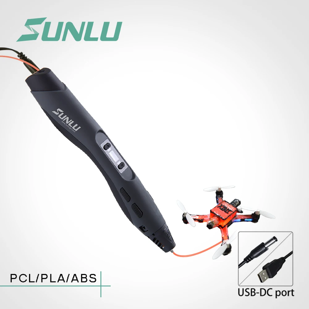 SUNLU 3D Ручка для рисования умная ручка подарок детей 4 цвета цифровые 3d ручки на