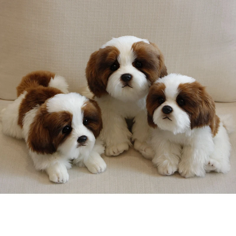 stuffed pekingese dog