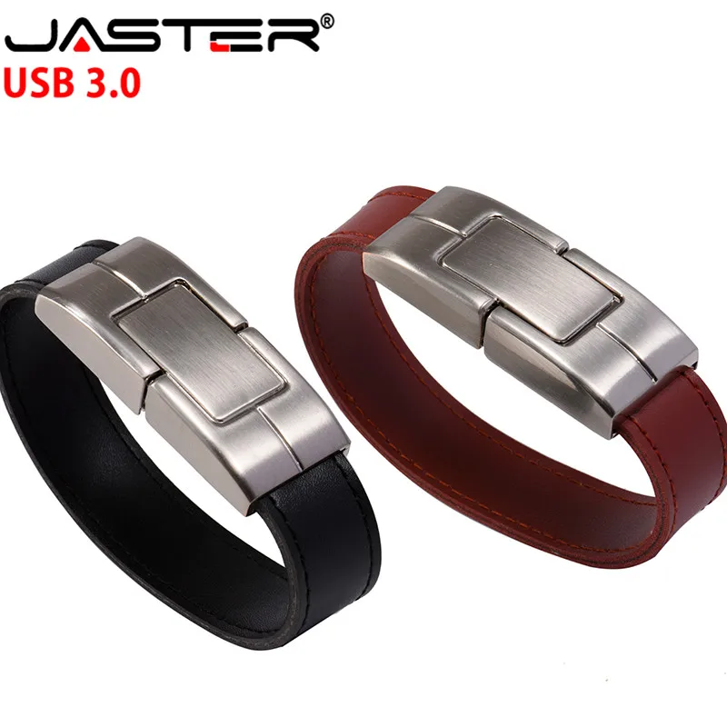 Новая стильная коричневая/черная кожаная модель JASTER usb3.0 4 ГБ 8 16 32 64 флэш
