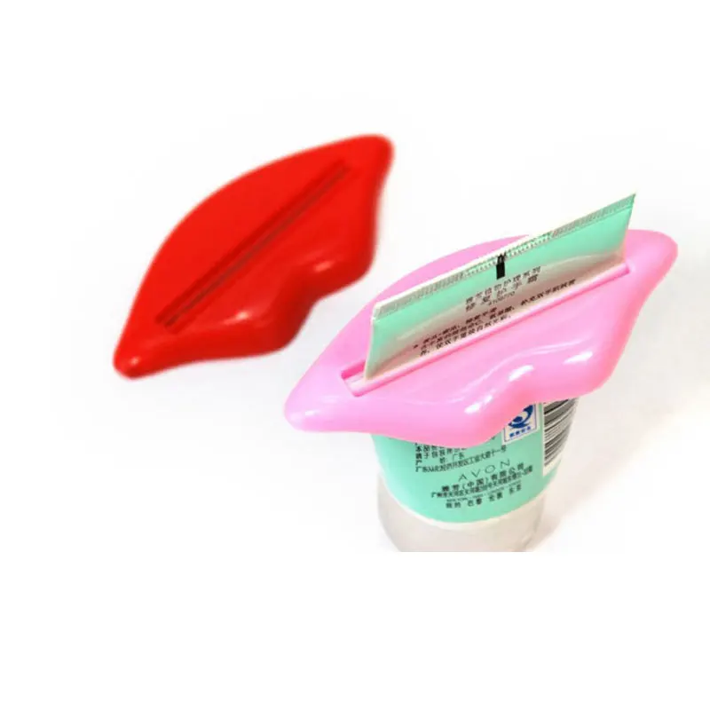 

5Pcs Creative Lip Kiss Bathroom Sets Toothpaste Squeezer Out Tooth Paste Dispenser For Toothpaste Tube Dispenser 2016 Brand New