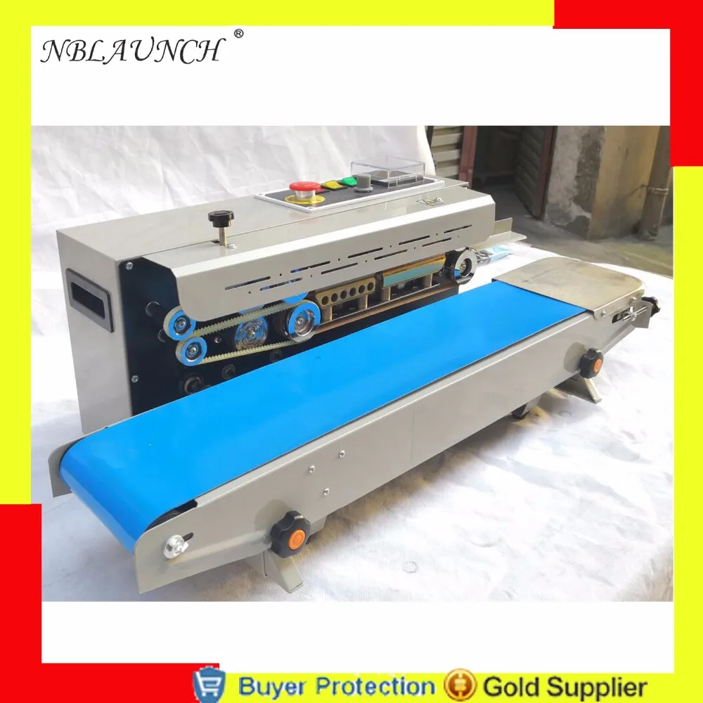 

Continuous Sealer Sealing Machine Film Impulse Sealer Plastic Bag Soild PressCoder Band Expanded Food Band Sealer Free Shipping